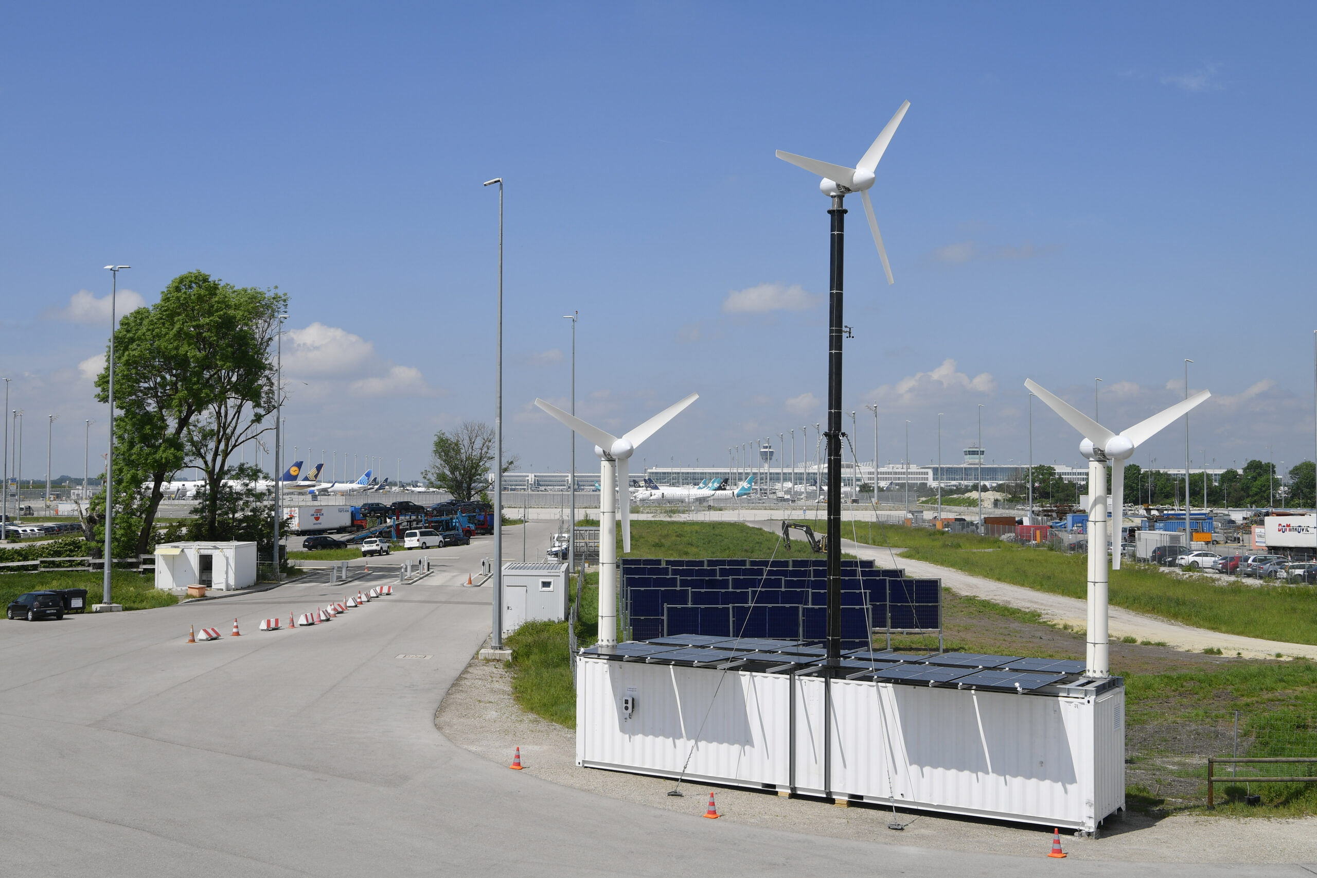 Mobile Green Center at the Munich Airport